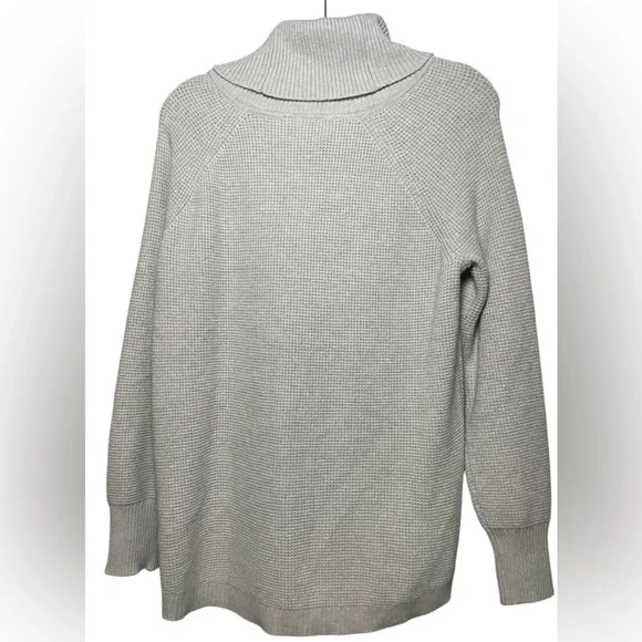 Waffle knit Cowl Neck Sweater - Picture 4 of 5